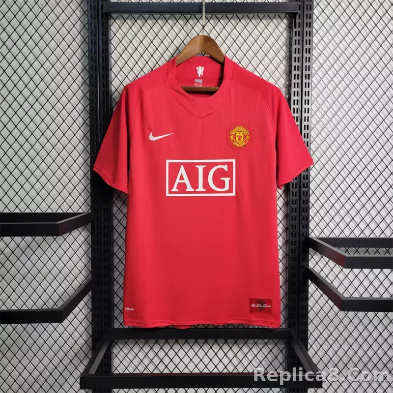07-08 Manchester United Home Retro Jersey