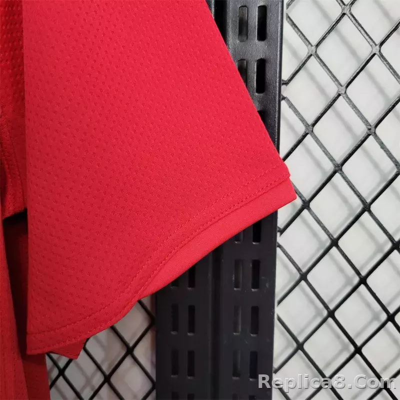 07-08 Manchester United Home Retro Jersey - detail