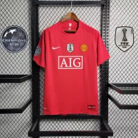 07-08 Manchester United Home Retro Jersey - view 14