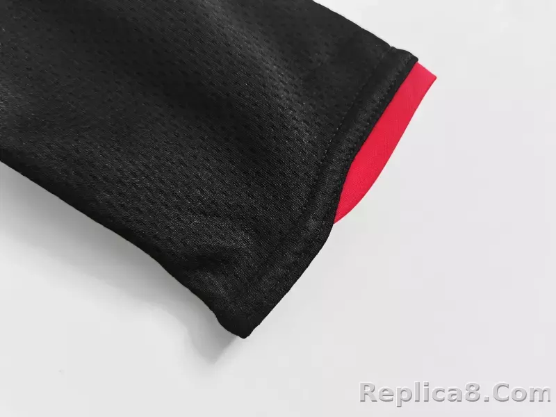 07-08 Manchester United Away Retro Jersey Long Sleeve - detail