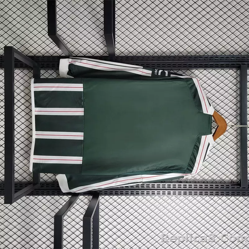 23-24 Manchester United Away Jersey Long Sleeve - detail