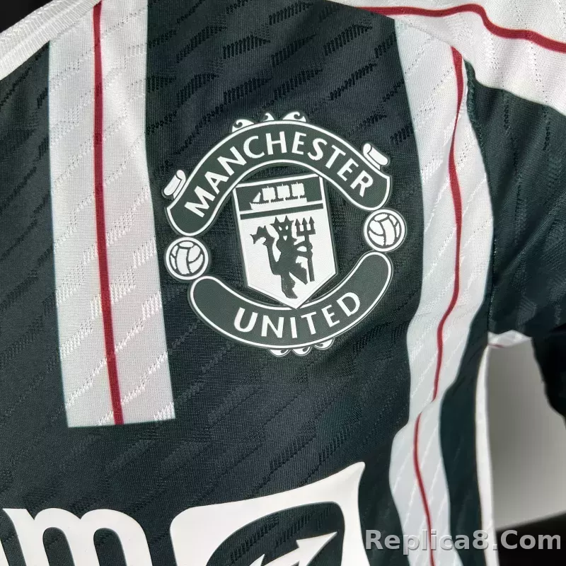 23-24 Manchester United Away Jersey Player Version - detail