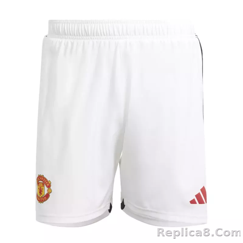 23-24 Manchester United Home Shorts