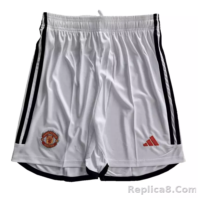 23-24 Manchester United Home Shorts - detail