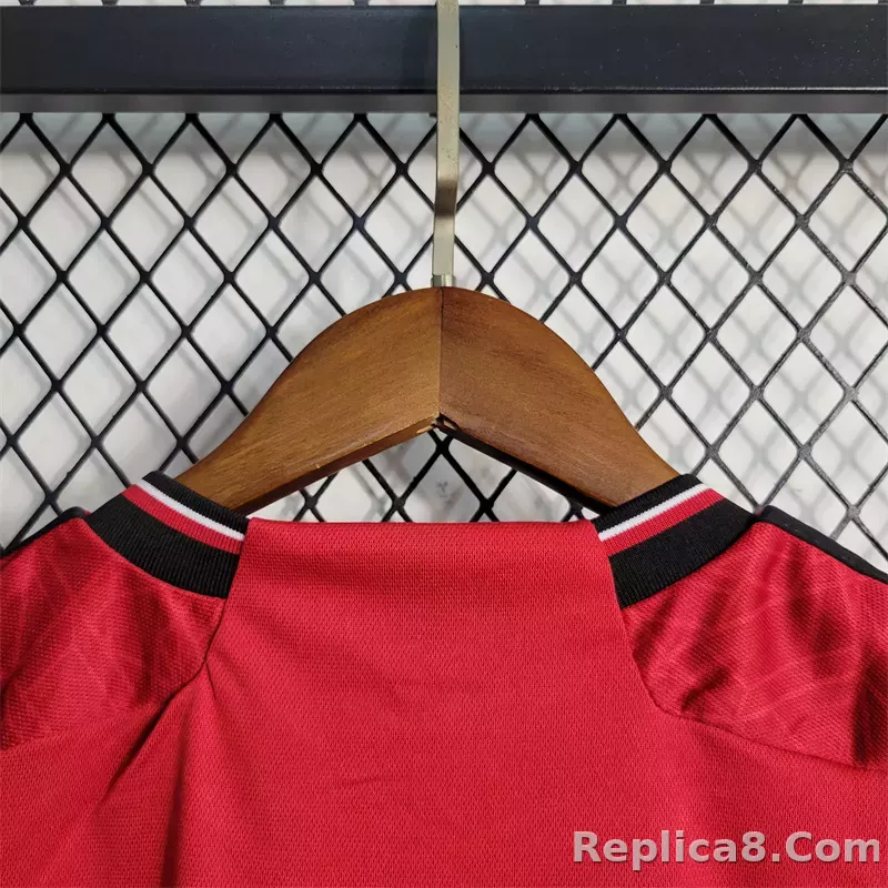 23-24 Manchester United Home Kids Kit Jersey+Shorts - detail