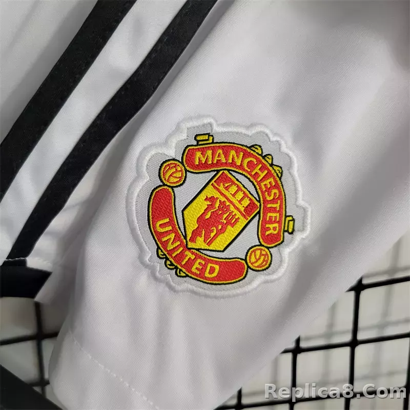 23-24 Manchester United Home Kids Kit Jersey+Shorts - detail