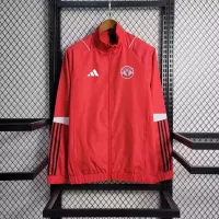 2023 Manchester United Soccer Jersey Windbreaker Red - view 1