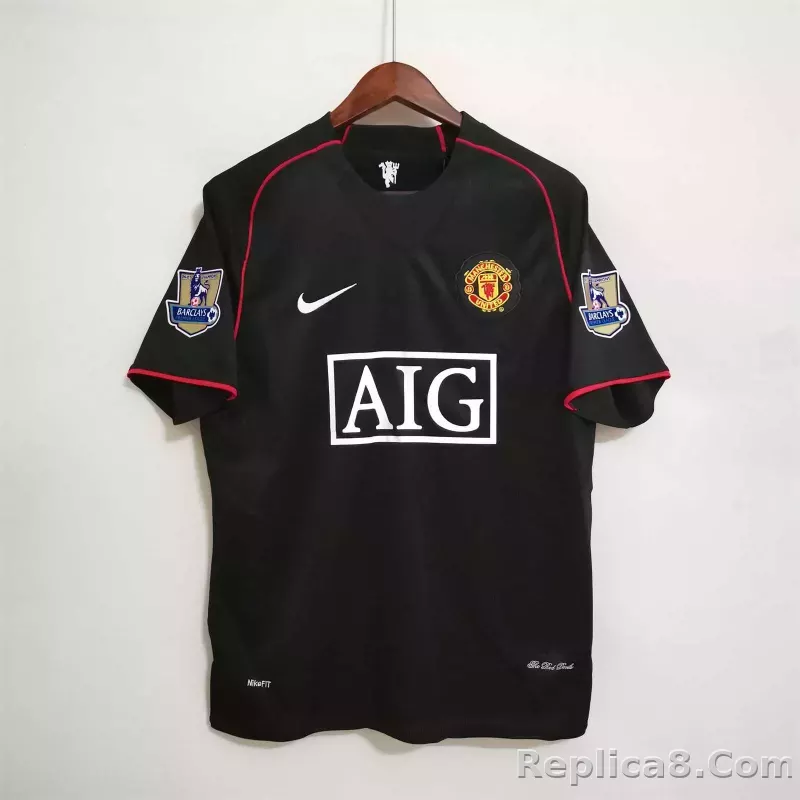 07-08 Manchester United Ronlado#7 Away Retro Jersey - detail