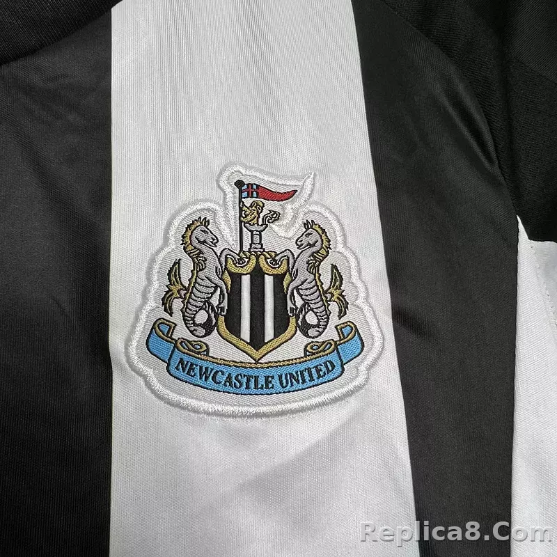 24-25 Newcastle United Home Soccer Kids Kit Jersey+Shorts - detail