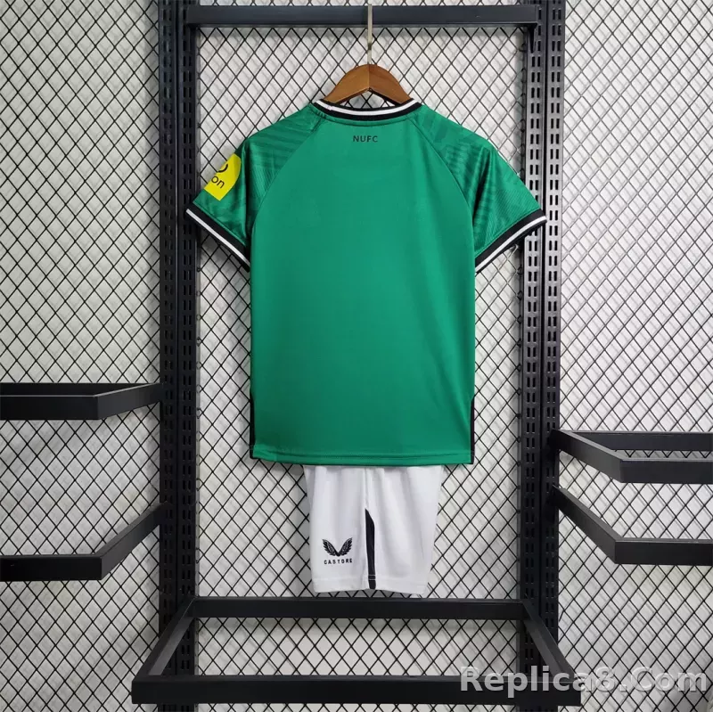 23-24 Newcastle United Away Kids Kit Jersey - detail