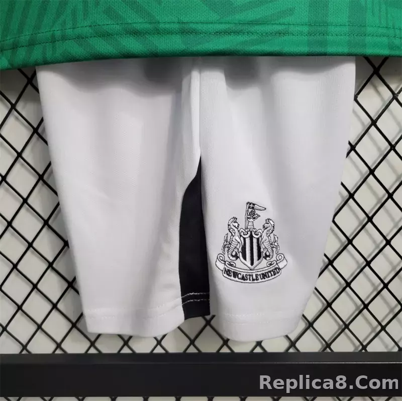 23-24 Newcastle United Away Kids Kit Jersey - detail