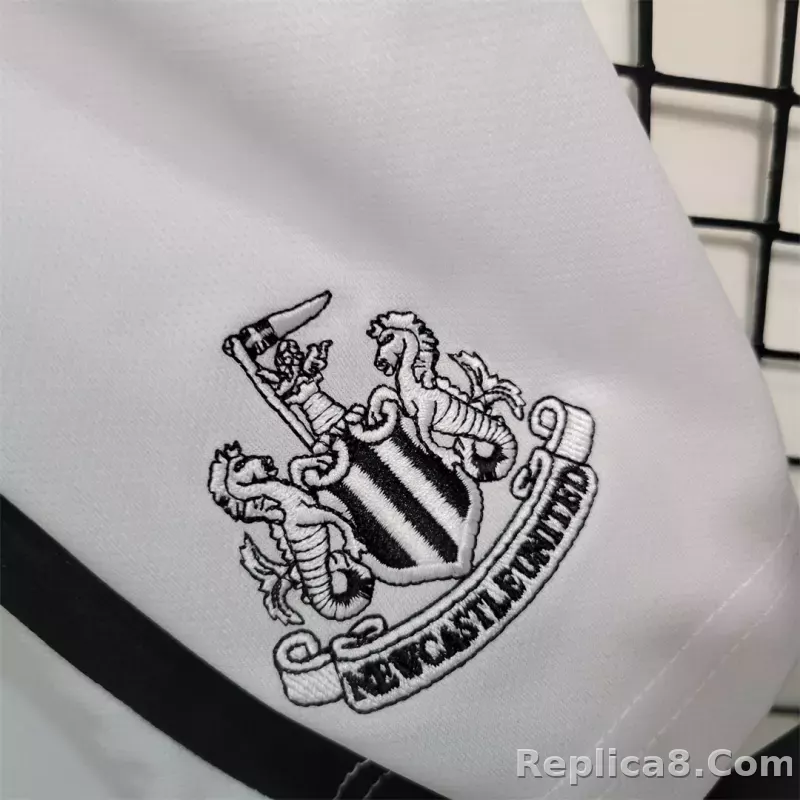 23-24 Newcastle United Away Kids Kit Jersey - detail