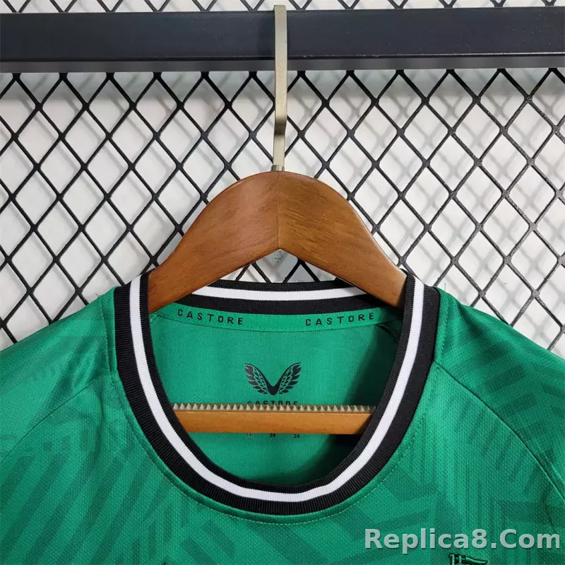 23-24 Newcastle United Away Kids Kit Jersey - detail
