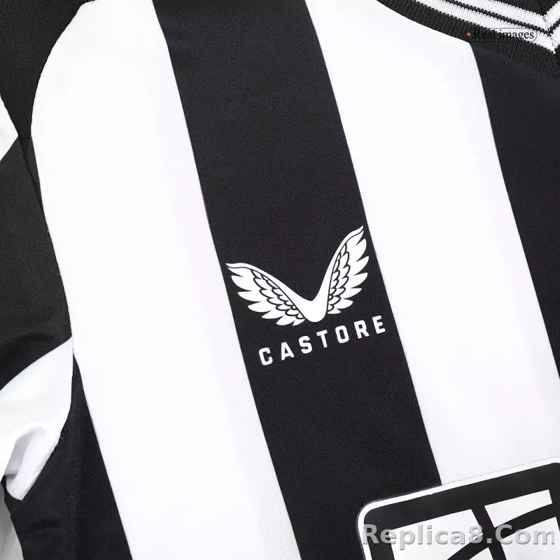 23-24 Newcastle United Home Kids Kit Jersey+Shorts - detail