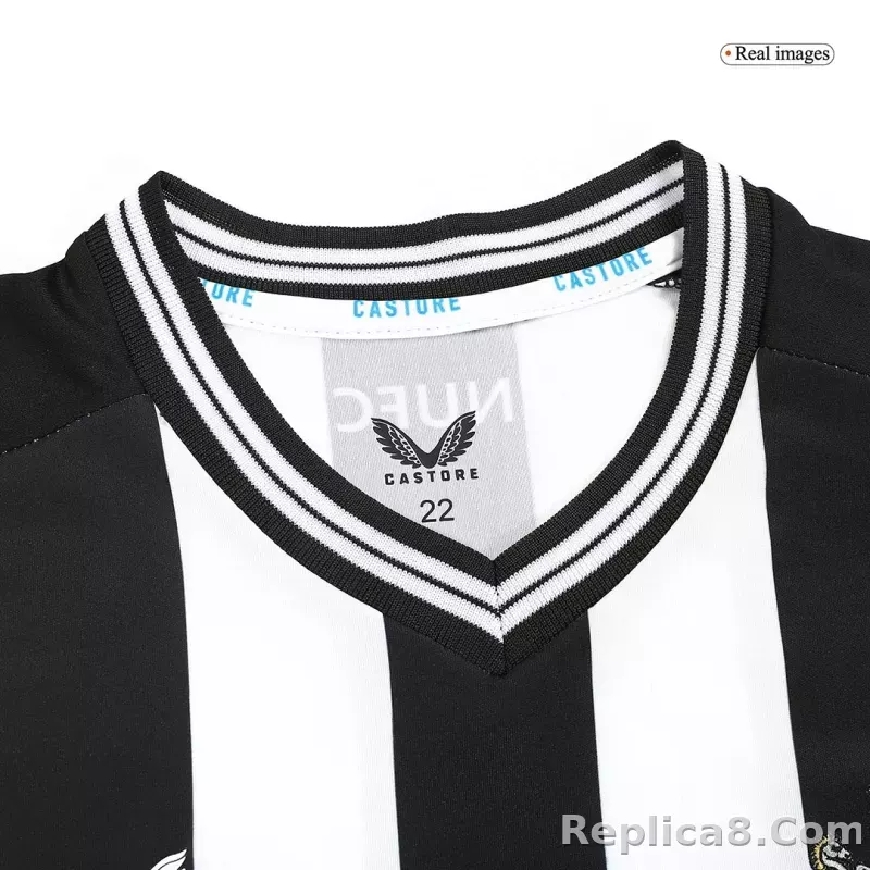 23-24 Newcastle United Home Kids Kit Jersey+Shorts - detail