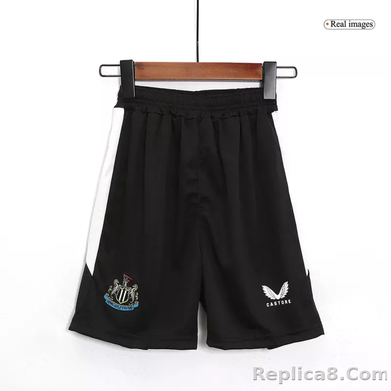 23-24 Newcastle United Home Kids Kit Jersey+Shorts - detail