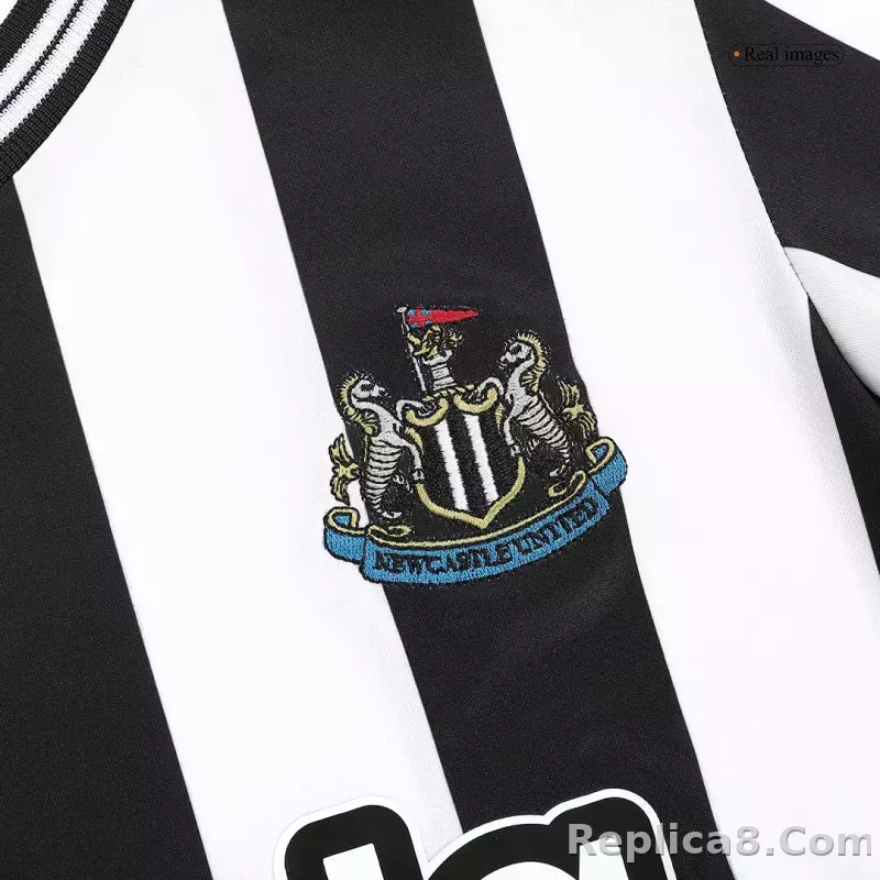 23-24 Newcastle United Home Kids Kit Jersey+Shorts - detail