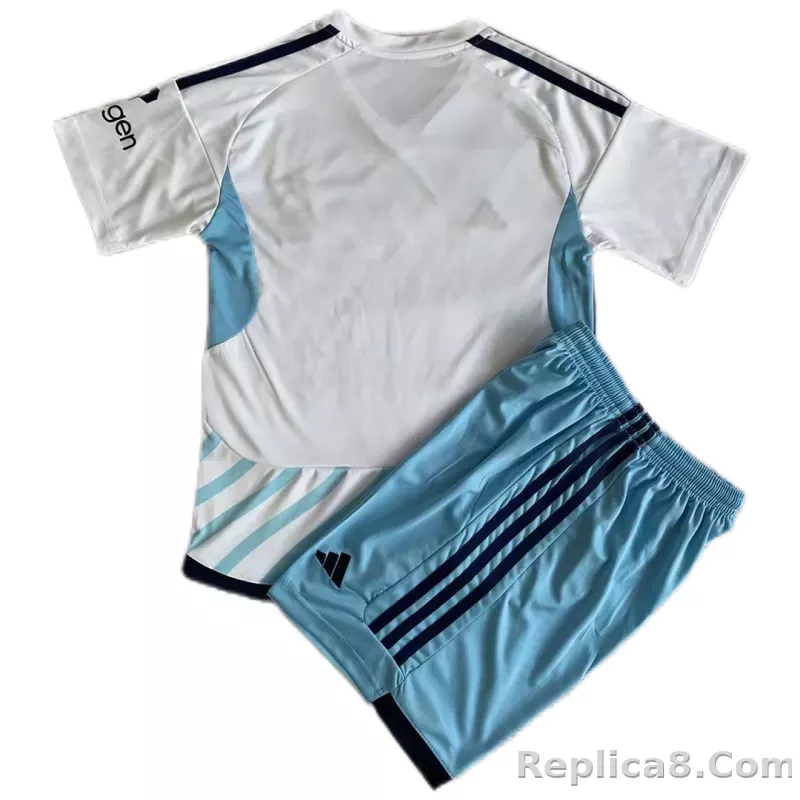 23-24 Nottingham Forest Away Kids Kit Jersey+Shorts - detail
