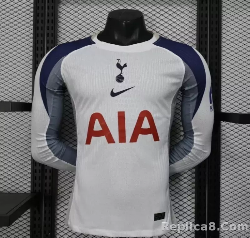 25-26 Tottenham Hotspur Home Soccer Jersey Long Sleeve Player Edition