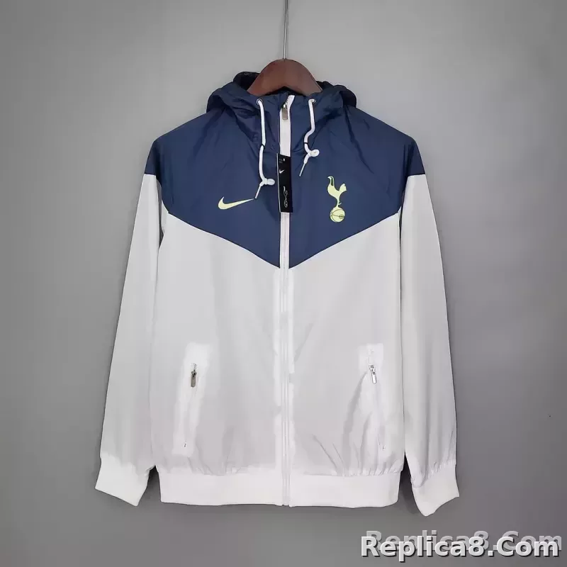 2021/2022 Tottenham Jersey Windbreaker Blue-White