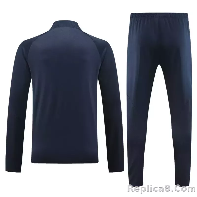 Tottenham Hotspur Zipper Sweat Kit(Top+Pants) Navy 2023/24 - detail