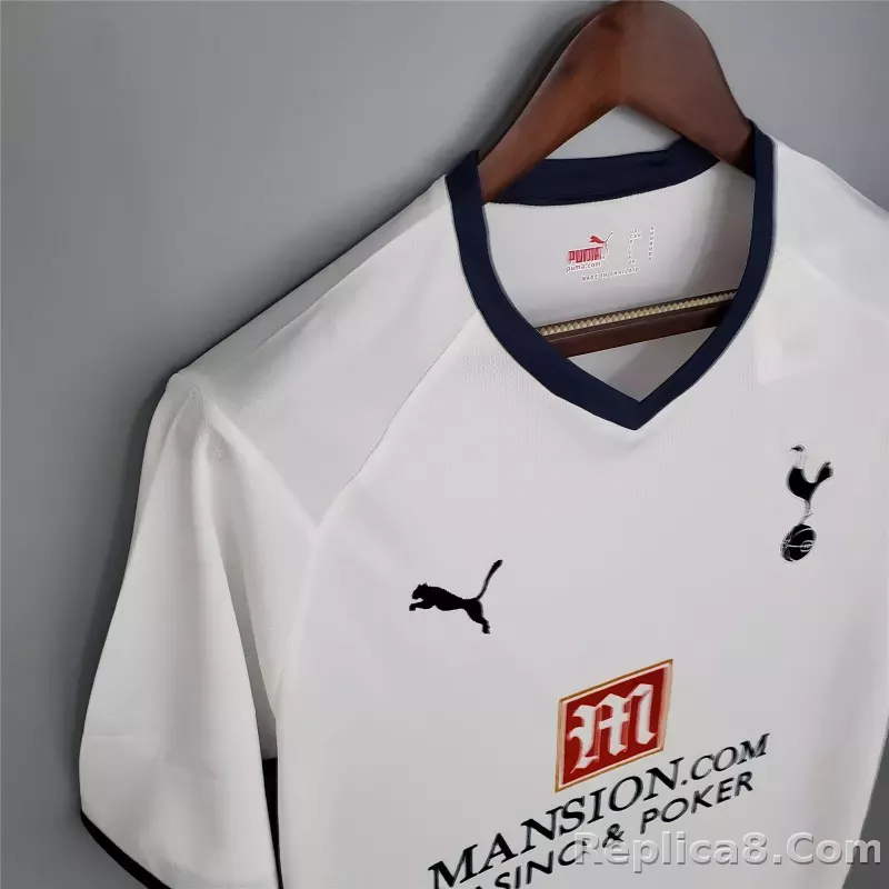 08-09 Tottenham Hotspur Home Retro Jersey - detail