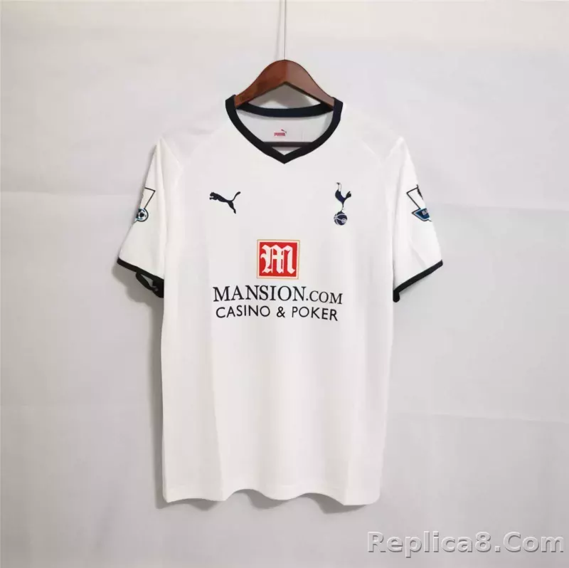 08-09 Tottenham Hotspur Home Retro Jersey - detail