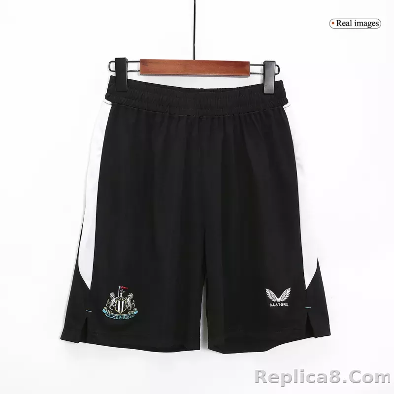 23-24 Newcastle United Home Soccer Shorts - detail