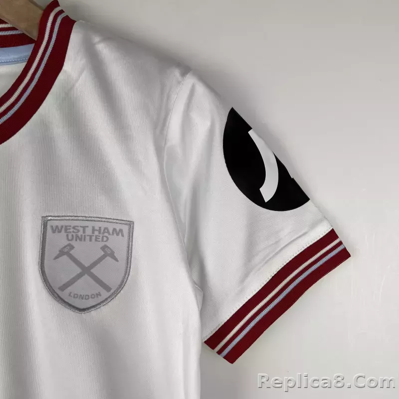 23-24 West Ham United Kids Kit Jersey+Shorts - detail