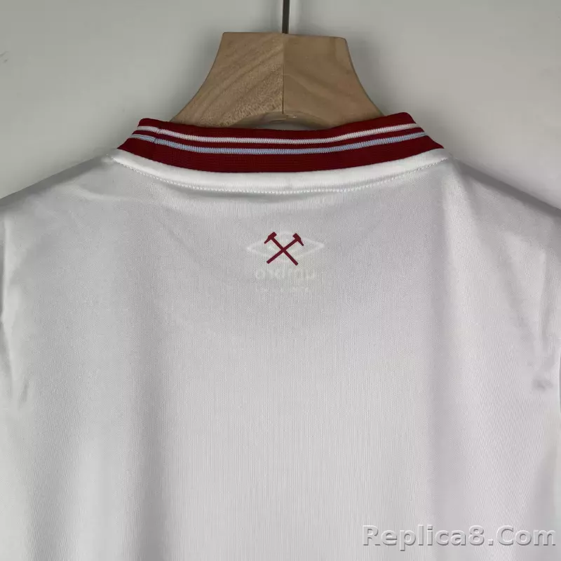 23-24 West Ham United Kids Kit Jersey+Shorts - detail