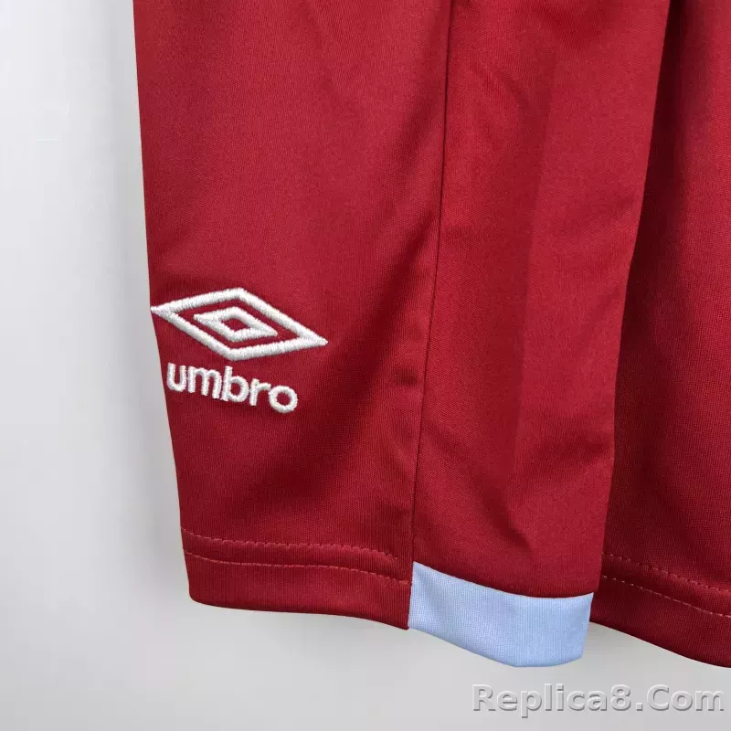 23-24 West Ham United Home Kids Kit Jersey+Shorts - detail