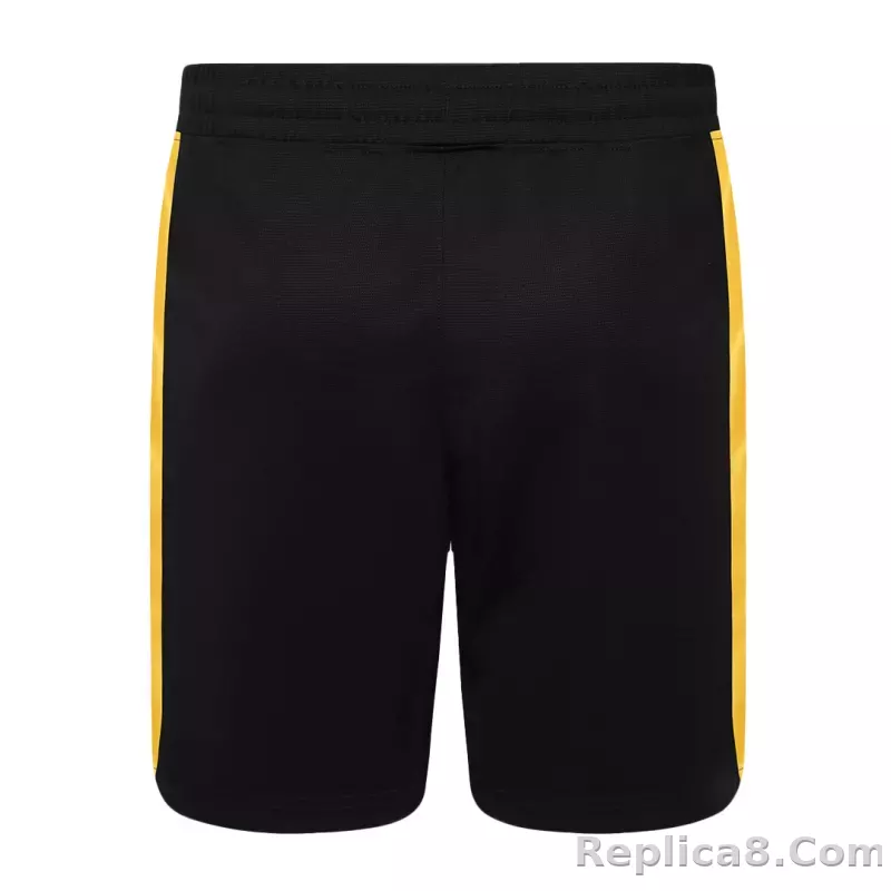 23-24 Wolverhampton Wanderers Home Soccer Shorts - detail
