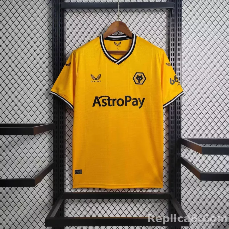 23-24 Wolves Home Kit Jersey+Shorts - detail