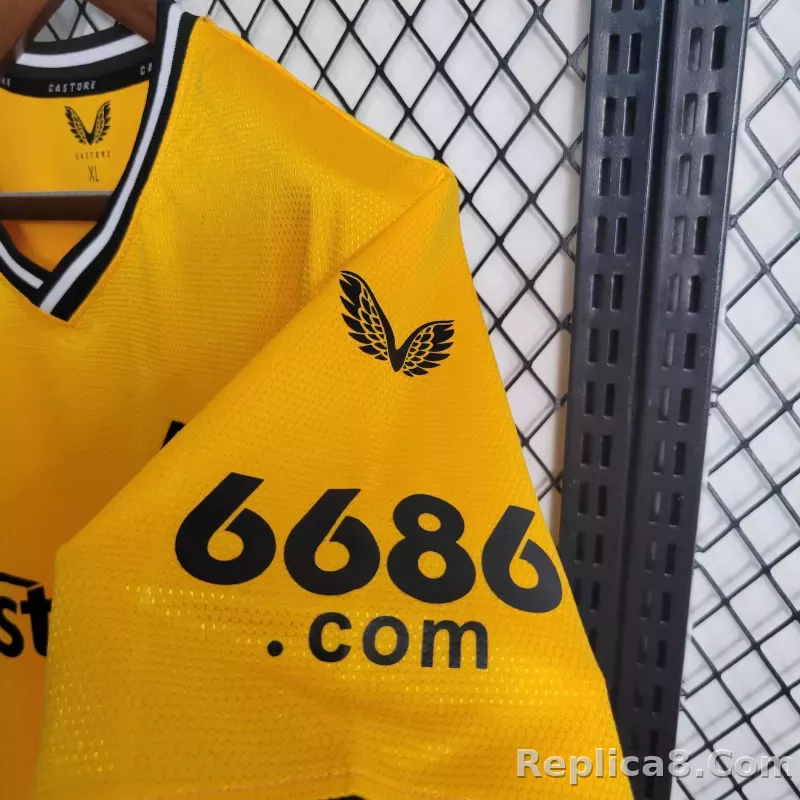 23-24 Wolves Home Kit Jersey+Shorts - detail