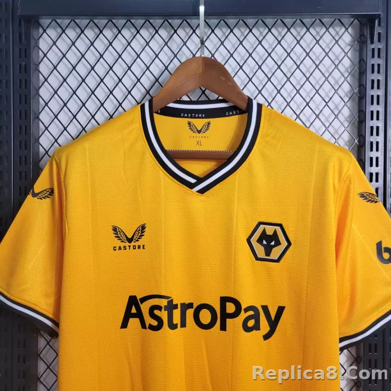 23-24 Wolves Home Kit Jersey+Shorts - detail
