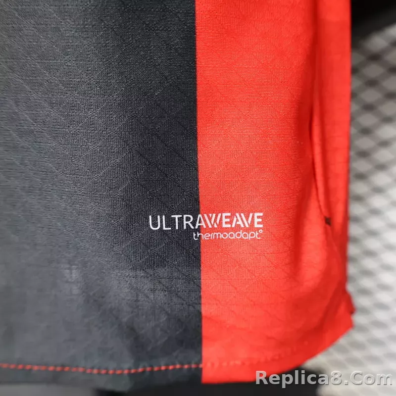 26-27 AC Milan Home  Soccer Jersey Red - detail