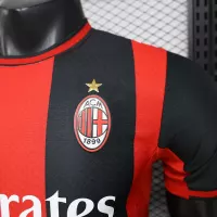 26-27 AC Milan Home  Soccer Jersey Red - view 10