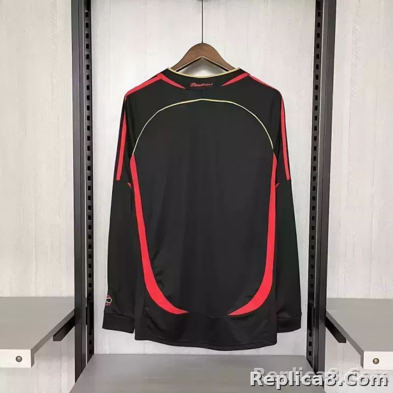 06-07 AC Milan Third Away Retro Soccer Jersey Long Sleeve - detail