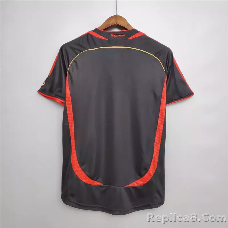 06-07 AC Milan Third Away Retro Soccer Jersey - detail