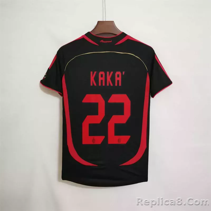 06-07 AC Milan Third Away Retro Soccer Jersey - detail