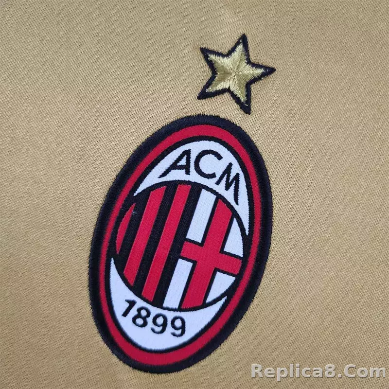 2013-14 AC Milan  Retro Jersey Soccer Third Away - detail