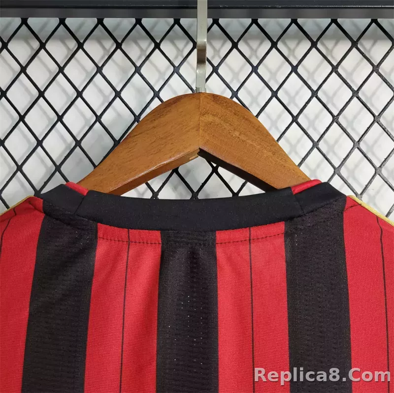 2013-14 AC Milan  Retro Jersey Home Long Sleeve - detail