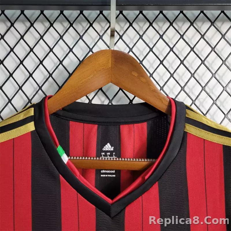 2013-14 AC Milan  Retro Jersey Home Long Sleeve - detail