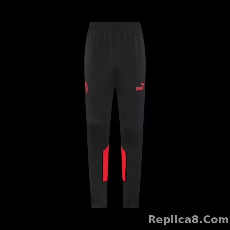25-26 AC Milan Training Tracksuit Kit(Jacket+Pants) Black - detail