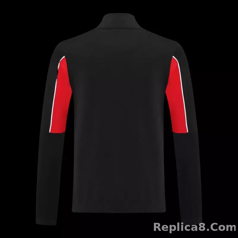 25-26 AC Milan Training Tracksuit Kit(Jacket+Pants) Black - detail