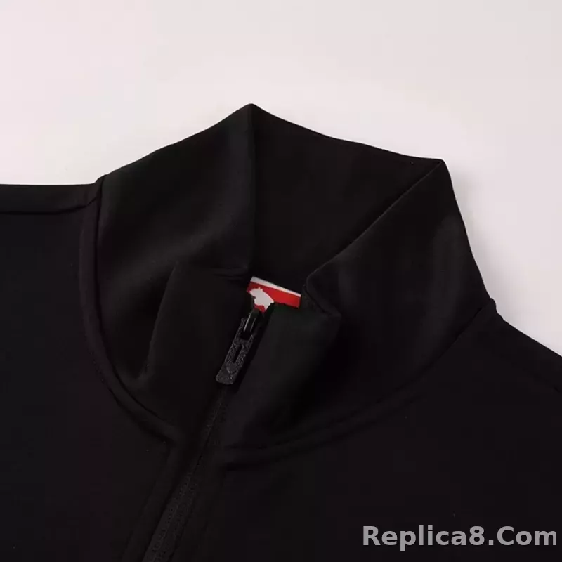 25-26 AC Milan Training Tracksuit Kit(Jacket+Pants) Black - detail