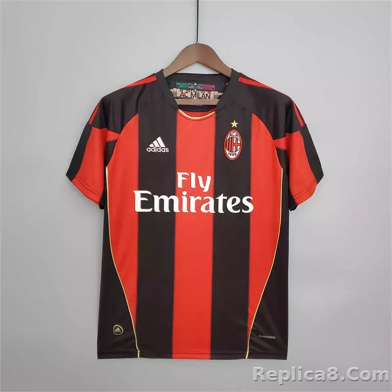 2010-11 AC Milan  Retro Jersey Home