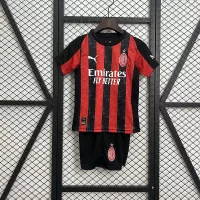 25-26 AC Milan Home Soccer Kids Kit Jersey+Shorts - view 1