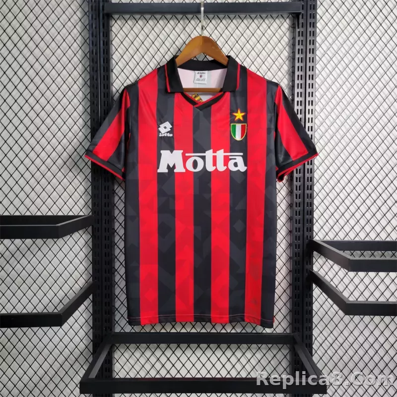 1993-94 AC Milan  Retro Jersey Home