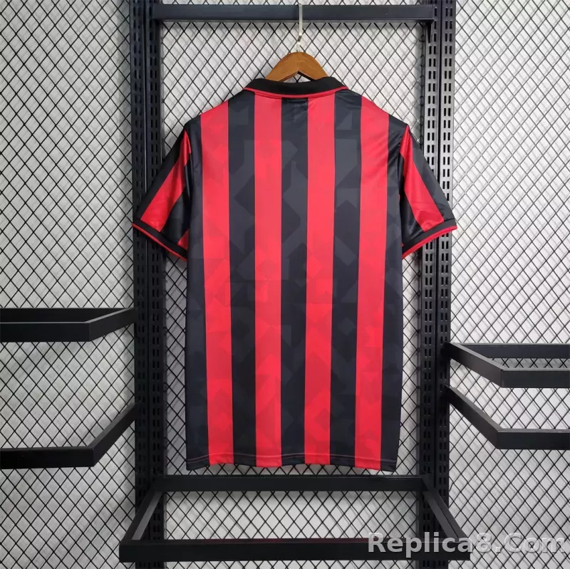1993-94 AC Milan  Retro Jersey Home - detail